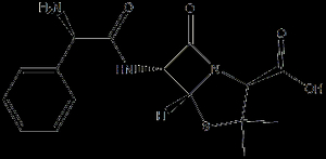 Ампициллин CAS 69-53-4 Ампициллин безводный